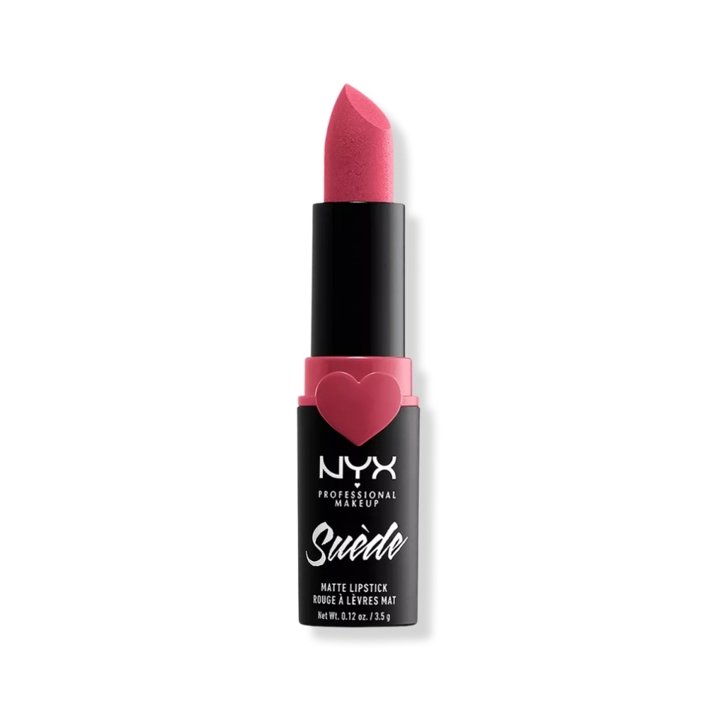 NYX Suede Matte Lipstick Shade: Cannes (red ashy rose) 🆕
